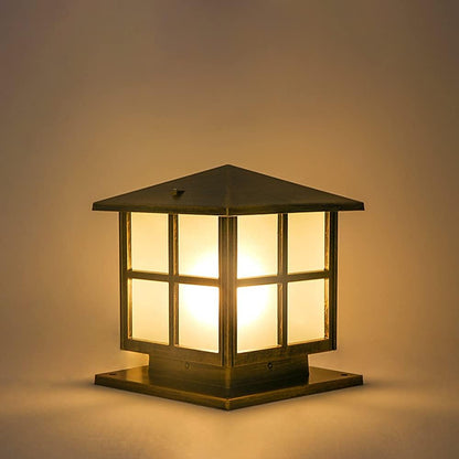 SLAWA Outdoor Post Lights Fixture, Modern Yard Entry Outdoor Column Lights with Aluminum Housing