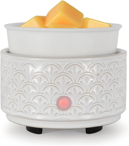 kobodon Ceramic Wax Melt Warmer - 3-in-1Electric Wax Warmer-Fragrance Candle Burner for Scented Wax