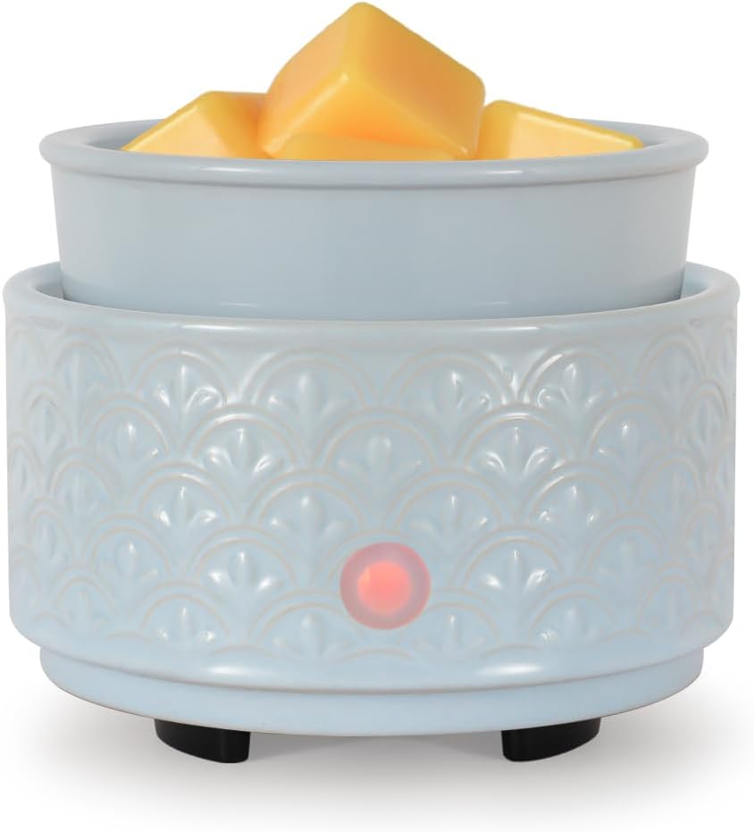 kobodon Ceramic Wax Melt Warmer - 3-in-1Electric Wax Warmer-Fragrance Candle Burner for Scented Wax