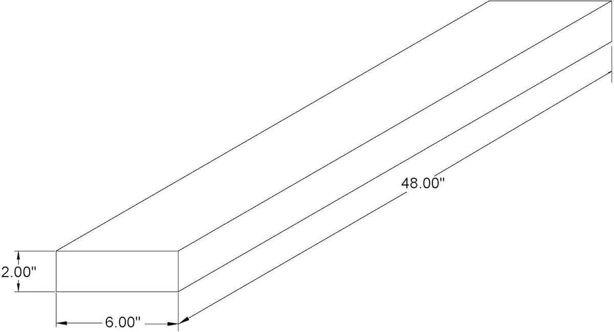 joelsantiques - 48 Inch Wooden Floating Shelves for Wall - 48x6x2 in - Made of Natural Wood - Long