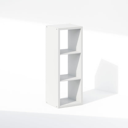 Furinno Cubic Extra Thick 3-Cube Closet Organizers and Storage, White