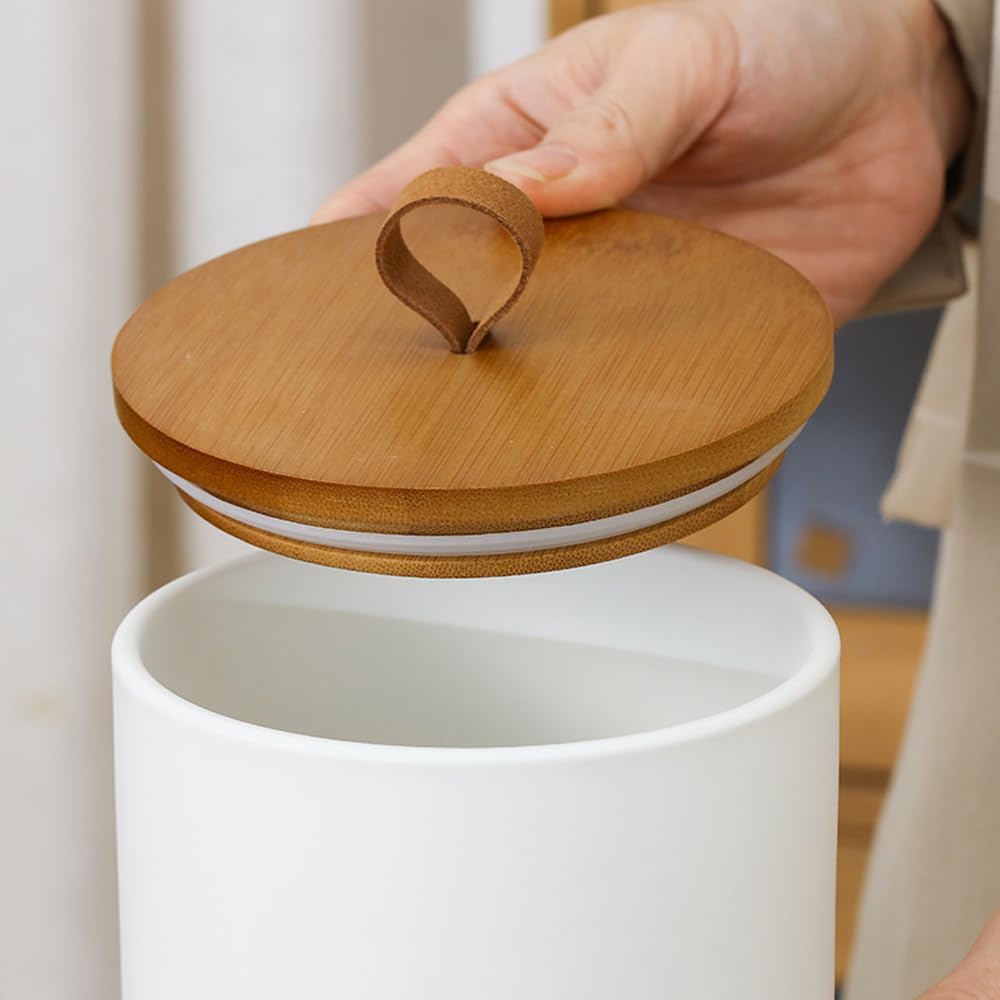 YYW Kitchen Canister Set for Countertop Set of 3, 9/28/45 oz Ceramic Food Storage Containers with