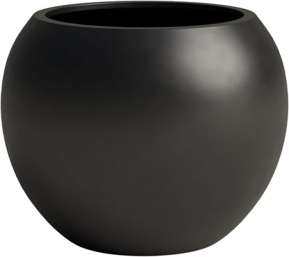 DTY Signature Mount Sherman Lightweight Durable Modern Fiberstone Sphere Planter for Indoor &
