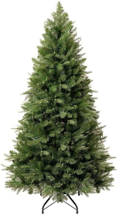 Naomi Home 4.5ft Christmas Tree with Lights, Realistic Fir Christmas Tree Prelit with 679 Branch