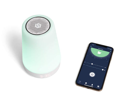 Hatch Rest+ 1st Gen Baby Sound Machine, Night Light, Time-to-Rise Plus Audio Monitor, White Noise
