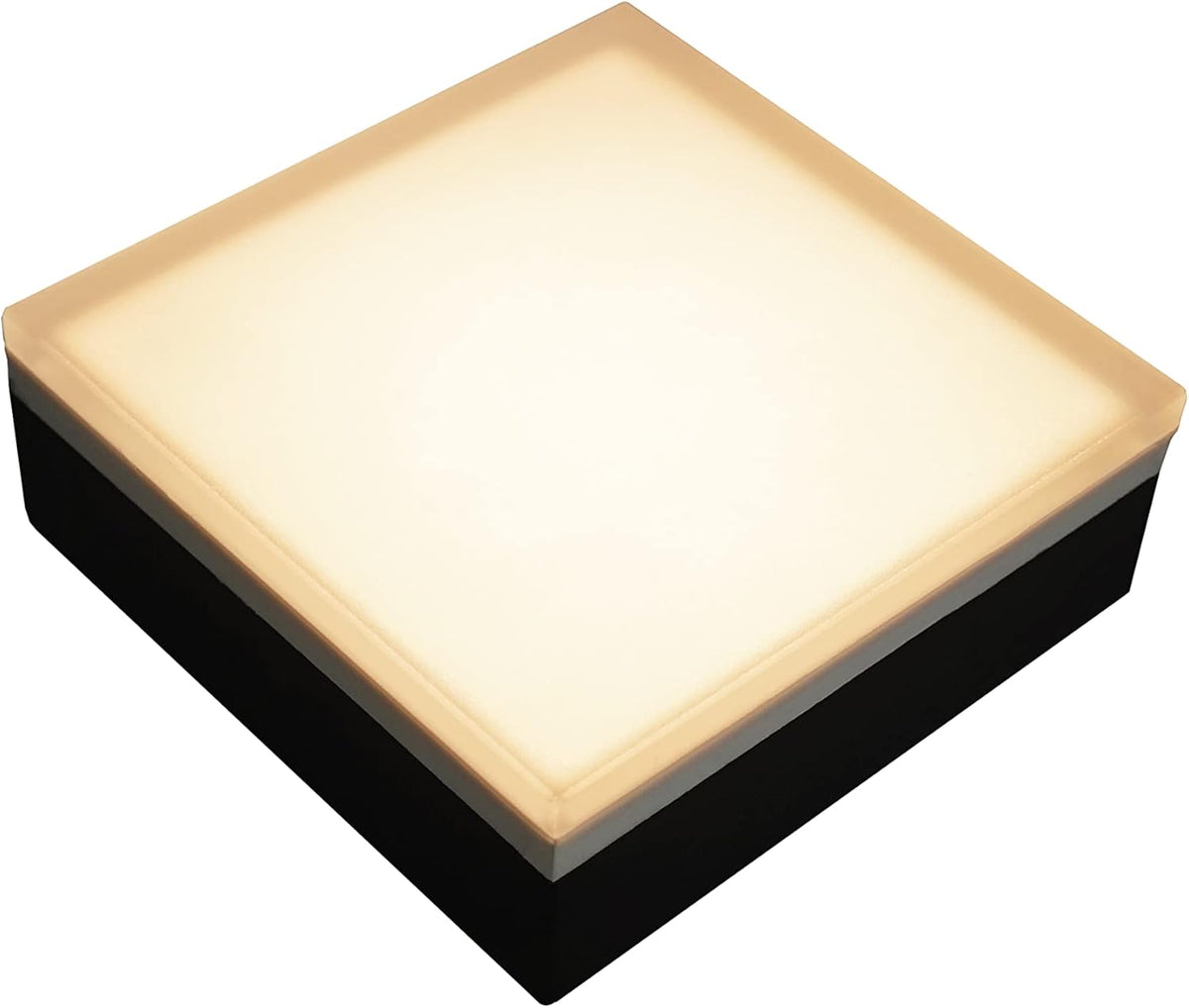 LUMENGY Paver Light 6×6 Inch (5.9 inch X 5.9 inch), Warm White Glare-Free Illumination for