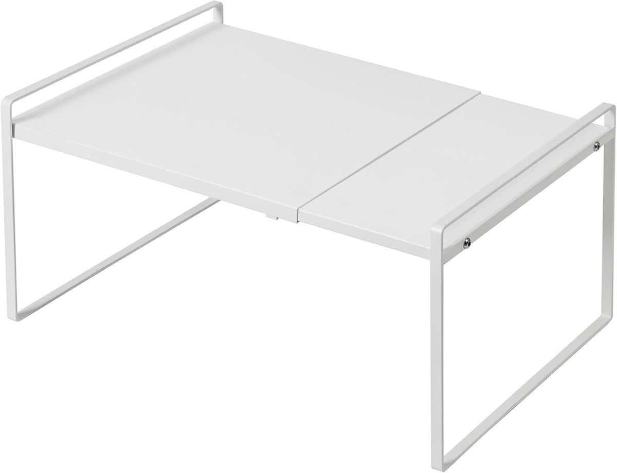 Nxconsu Expandable Cabinet Shelf Organizer Riser for Kitchen Pantry Cupboard Under Sink Countertop