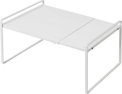 Nxconsu Expandable Cabinet Shelf Organizer Riser for Kitchen Pantry Cupboard Under Sink Countertop