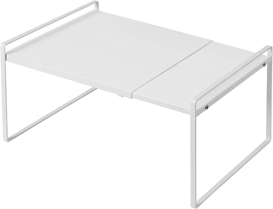 Nxconsu Expandable Cabinet Shelf Organizer Riser for Kitchen Pantry Cupboard Under Sink Countertop