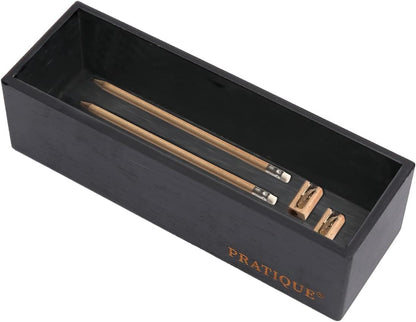 Bamboo Drawer Organizer - Kitchen Utensil Organizer Silverware Tray Cutlery Holder，Office Desk