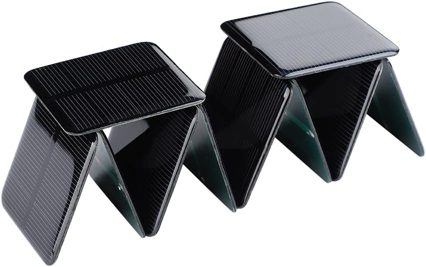 SUNYIMA 10pcs Mini Monocrystalline Solar Cells Solar System Kit 50mm X 50mm/1.96" X 1.96" 2V 160MA