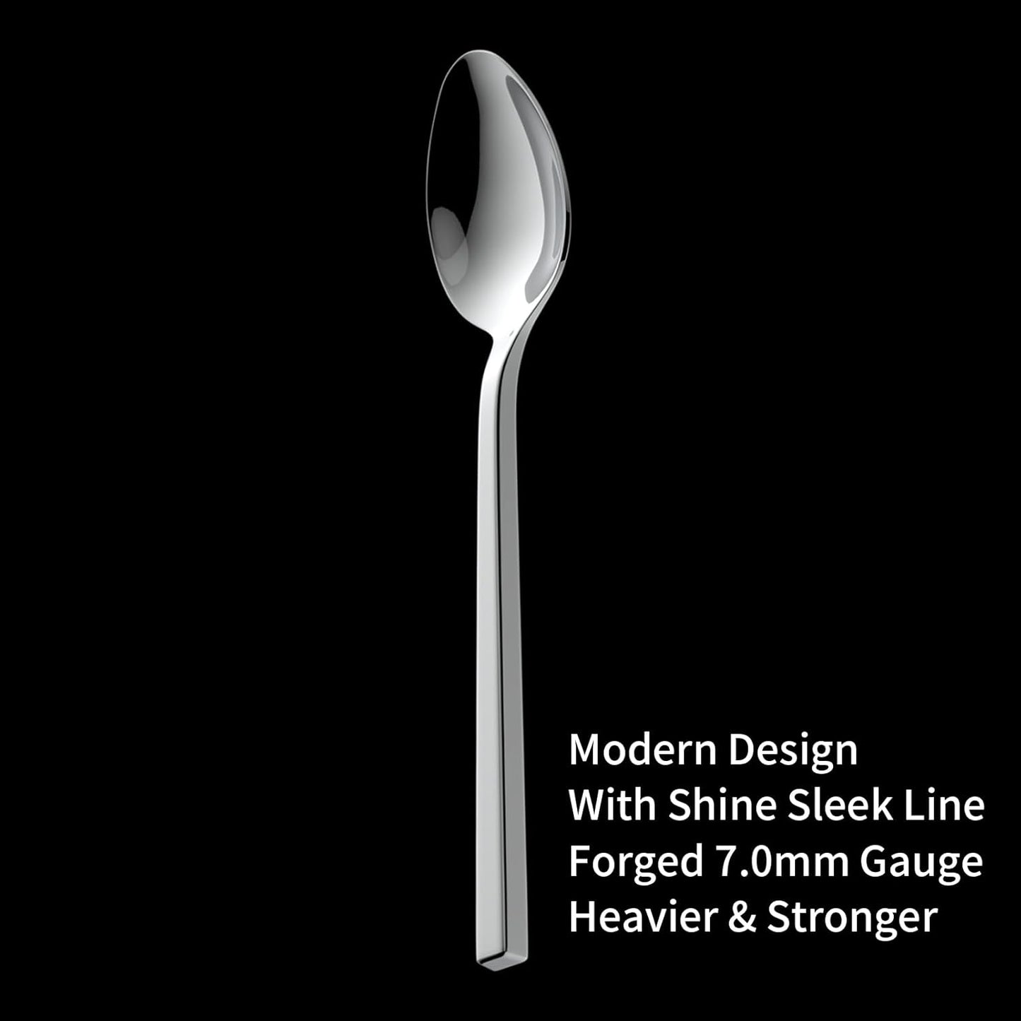 Alata Cube 20-Piece Forged Stainless Steel Flatware Set Cutlery Set,Silverware Set Service for