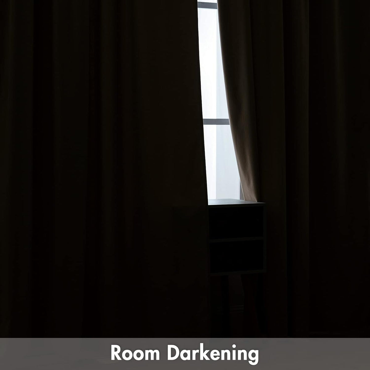 MIULEE Camel Beige Velvet Curtains Thermal Insulated Blackout Curtain Drapes for Bedroom Living
