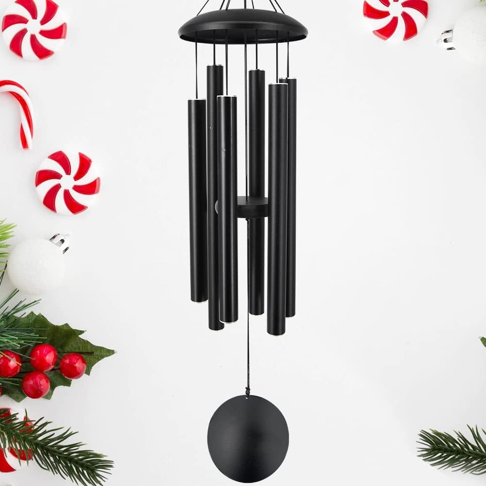 ASTARIN Outdoor Memorial Wind Chimes, 36 in with 6 Heavy Tubes, Deep Tone for Garden Hanging Decor