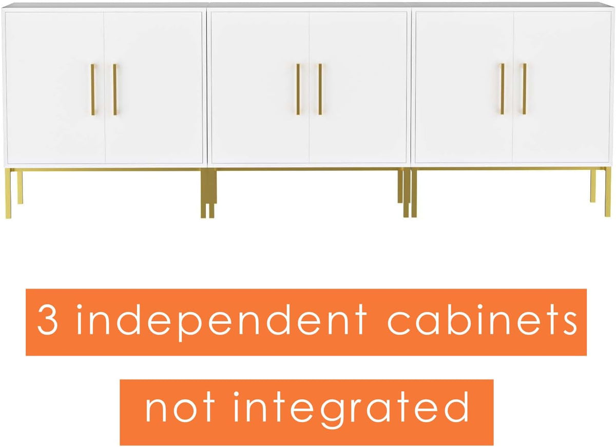 LYNSOM TV Stand for 85 Inch TV, Wood Entertainment Center with Storage Cabinet, TV Cabinet Black