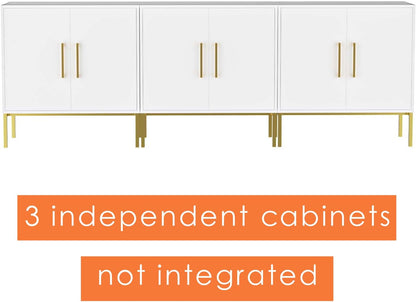 LYNSOM TV Stand for 85 Inch TV, Wood Entertainment Center with Storage Cabinet, TV Cabinet Black