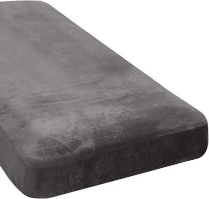 H.VERSAILTEX Velvet Stretch Individual Chaise Cover Sectional Couch Covers for L Shaped Sofa Both