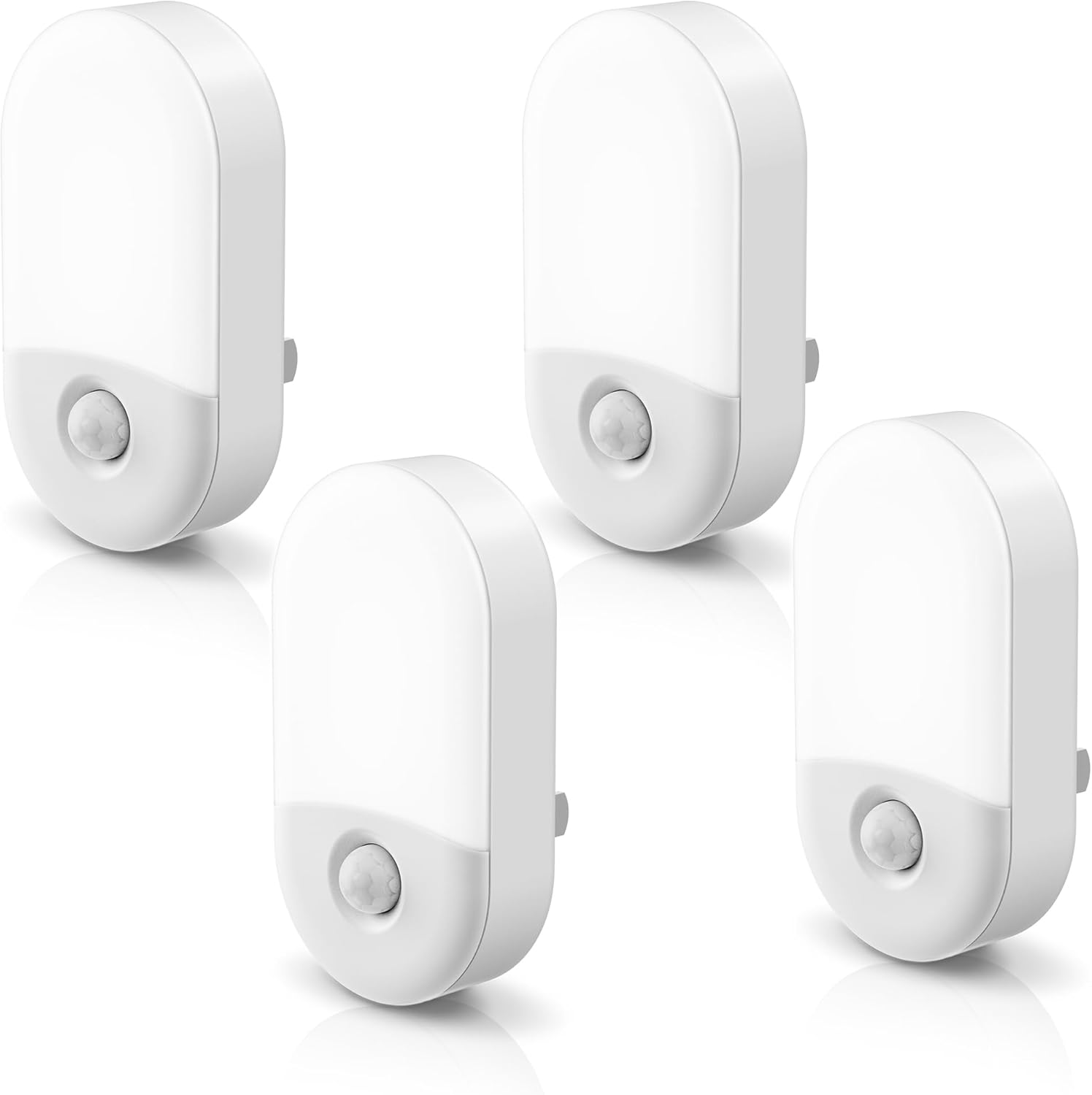 L LOHAS LED Motion Sensor Night Light Plug in, Motion Activated Night Light, 5000K Daylight White