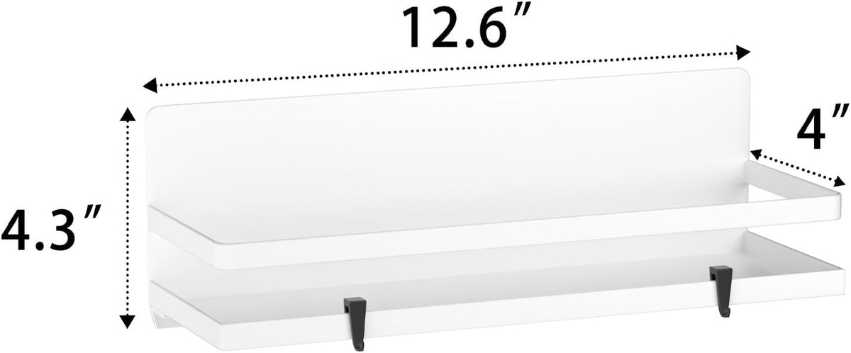 Magnetic Spice Rack Moveable Magnetic Shelf Organizer for Kitchen Refrigerator Microwave Oven