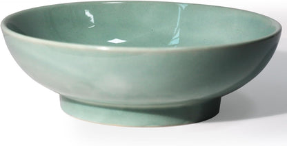 10" Decorative Bowl,Ceramic Fruit Bowl for Kitchen Counter,Coffee Table, Dining Room,Table