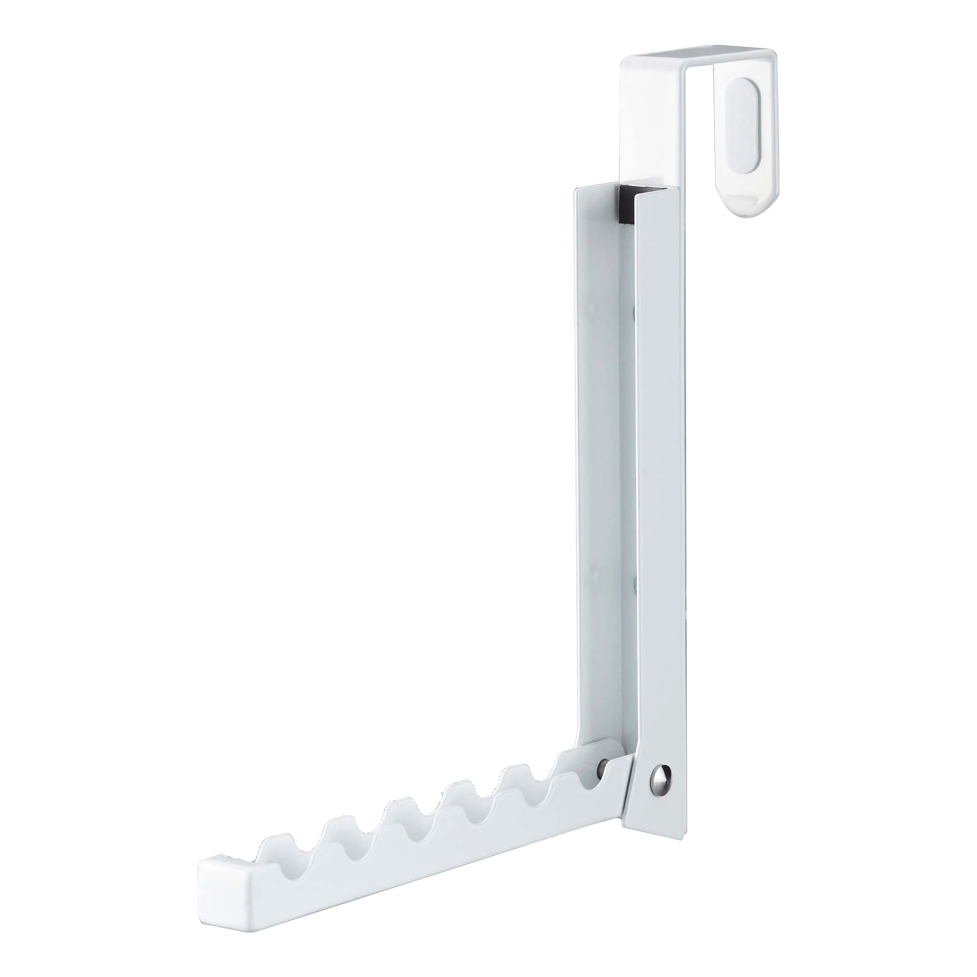 YAMAZAKI Home Smart Over The Door Hooks - Folding Hanging Coat Rack - 1-Hook - Steel