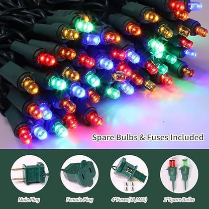 150 Count Multicolor- String Lights - LED Christmas Lights, Mini led Lights for Indoor Outdoor Home