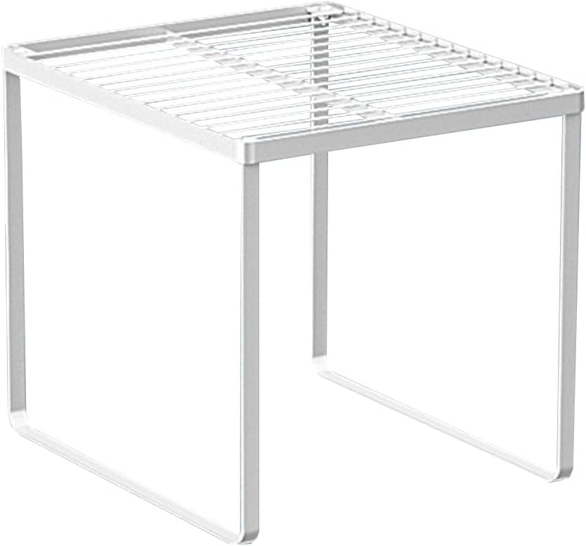 Kitchen Cabinet Storage Shelf Stackable Wire Spice Rack Organizer Heavy Duty Space Saver for