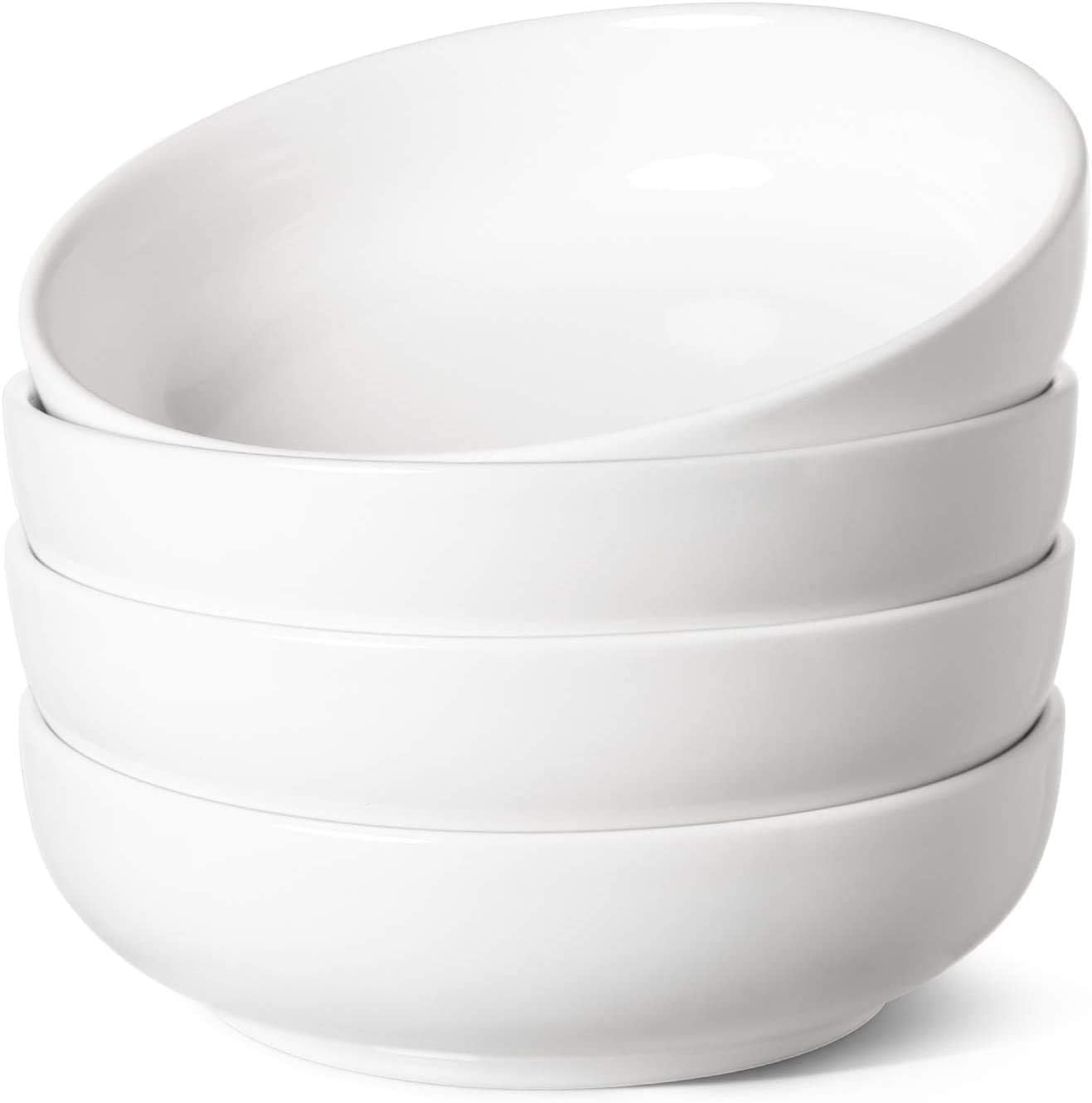LE TAUCI Pasta Bowls 32 oz, Salad Bowls Set for Serving Soup, Pasta, Noodle, Dinner, Large Kitchen