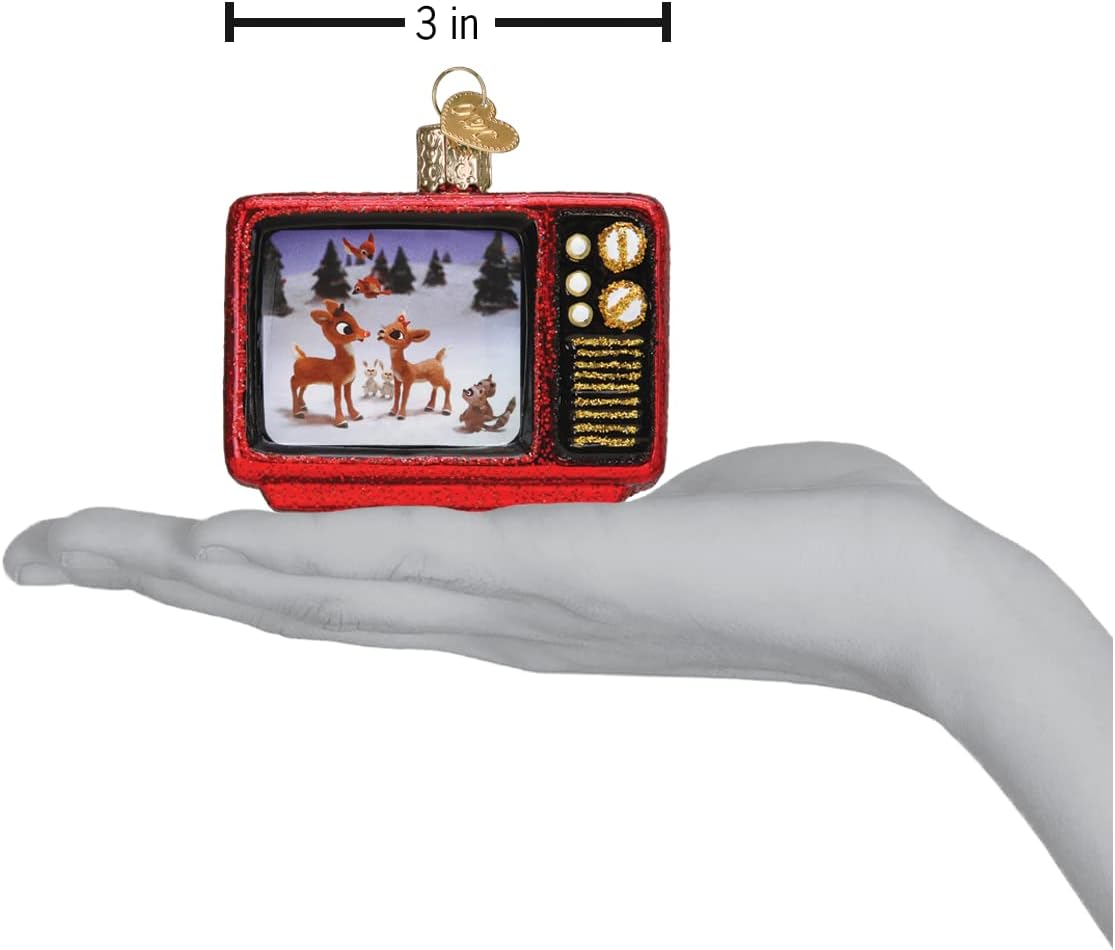 Old World Christmas Rudolph The Red-Nosed Reindeer 1964 TV Classic Glass Blown Ornament for