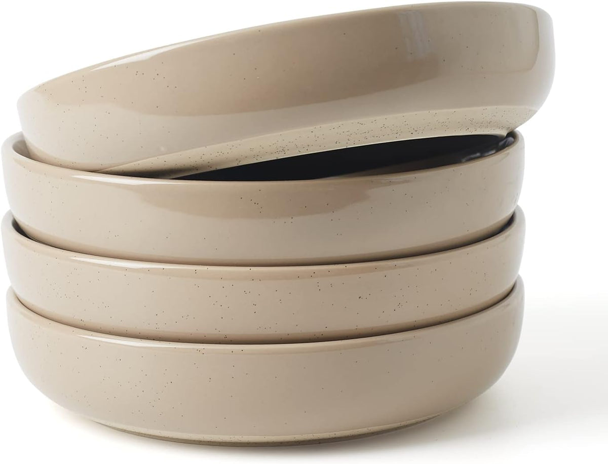 famiware Milkyway 33 oz Bowl Set, Pasta Bowls Set of 4, Salad Bowls Perfect for Your Friend for