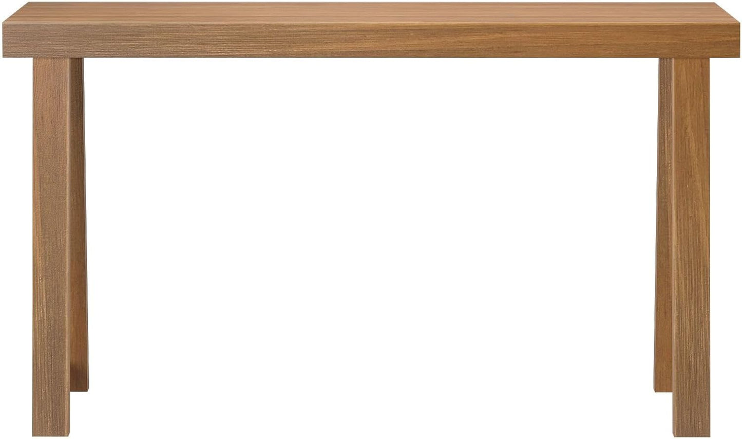 Plank+Beam Solid Wood Console Table, 56 Inch, Sofa Table, Narrow Entryway Table for Hallway, Behind