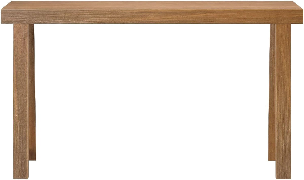 Plank+Beam Solid Wood Console Table, 56 Inch, Sofa Table, Narrow Entryway Table for Hallway, Behind