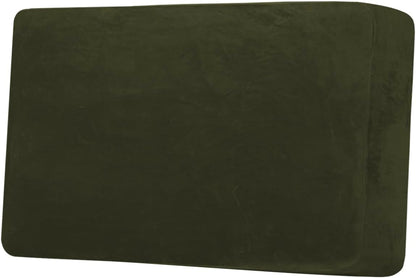 H.VERSAILTEX Velvet Stretch Individual Cushion Cover Plush Cushion Slipcover for Loveseat Sofa