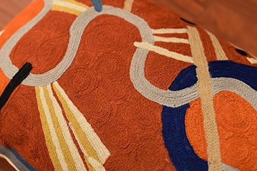 Lumbar Kandinsky Modern Pillow Cover Intuitive Mid Century Chair Cushions Rust Abstract Pillowcase