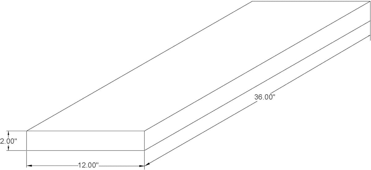 joelsantiques 36 Inch Wooden Floating Shelves for Wall - 36x12x2 in - Made of Natural Wood - Long