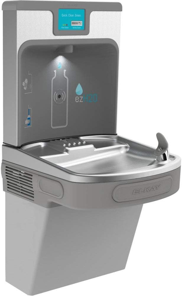 Elkay LZS8WSLP Enhanced ezH2O Bottle Filling Station & Single ADA Cooler Filtered Refrigerated