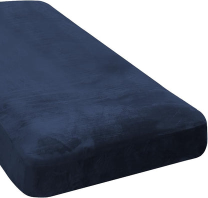 H.VERSAILTEX Velvet Stretch Individual Chaise Cover Sectional Couch Covers for L Shaped Sofa Both