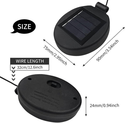 Solar Lantern Light Replacement Top for Flower Light ,LED Solar Panel Lantern Lid Replacement Part