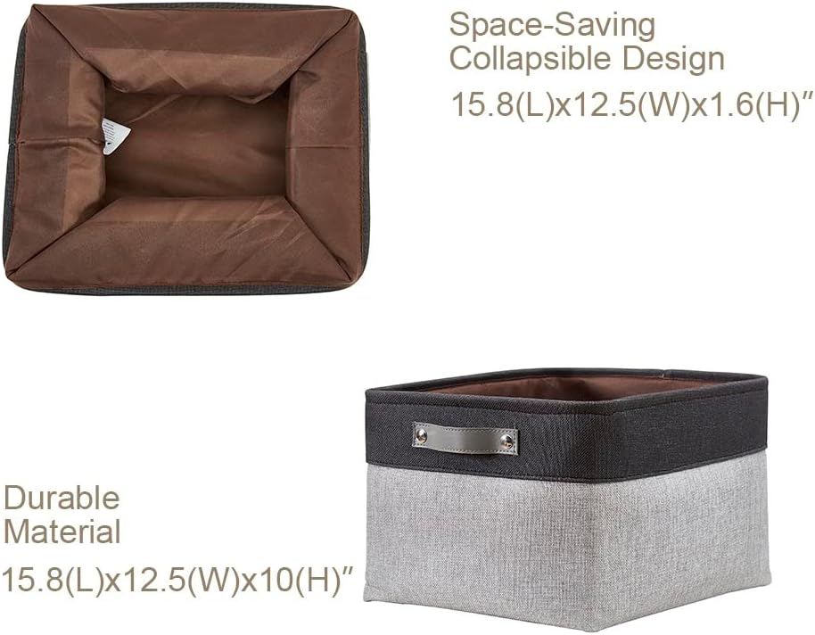 DECOMOMO Storage Baskets for Shelves - Fabric Closet Organizers and Storage Bins, Perfect Baskets
