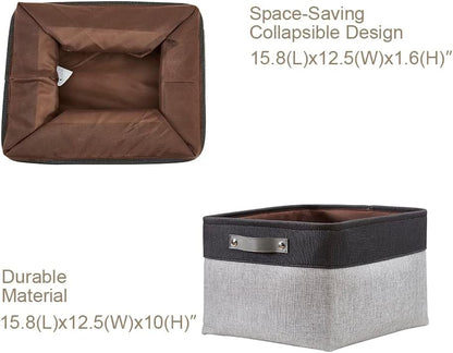 DECOMOMO Storage Baskets for Shelves - Fabric Closet Organizers and Storage Bins, Perfect Baskets