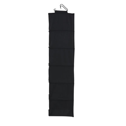 Household Essentials Black 6 Shelf Hanging Closet Organizer Shelf