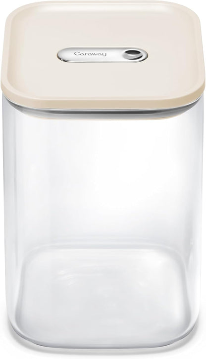 Caraway 4qt Glass Airtight Food Storage Container with Lid – Non-Toxic, BPA-Free Kitchen Storage