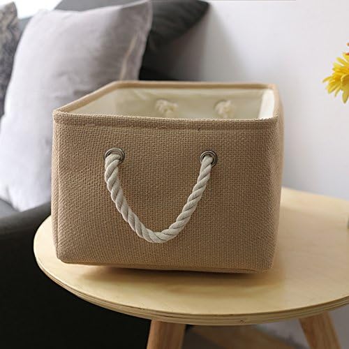 TheWarmHome Large Storage Basket - Fabric Storage Baskets for Organizing Shelves, Collapsible