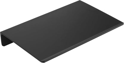 JOOM Small Metal Wall Floating Shelf - Metal Wall Shelf, Black Floating Shelf, Small Bathroom