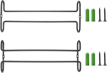 10 Inch Wine Glass Rack Under Cabinet Shelf Stemware Storage Hanging Hanger Organizer Glasses