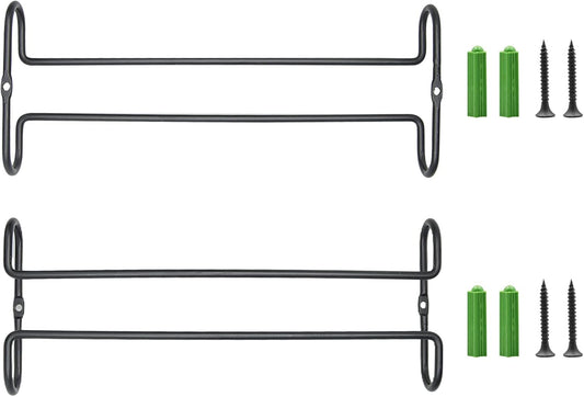 10 Inch Wine Glass Rack Under Cabinet Shelf Stemware Storage Hanging Hanger Organizer Glasses