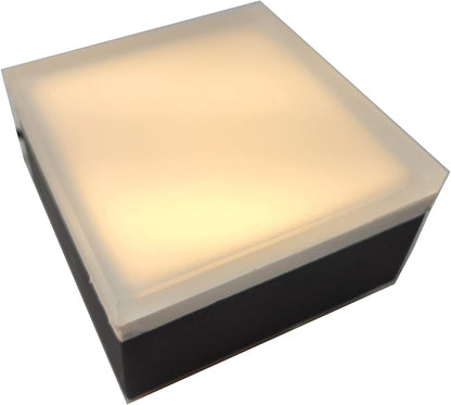LUMENGY Paver Light 8×8 Inch (7.87 inch X 7.87 inch), Warm White Glare-Free Illumination for