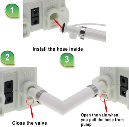 Bottled Water Dispenser Pump System with Single Inlet, 110V 60PSI Drinking Water Electric Water