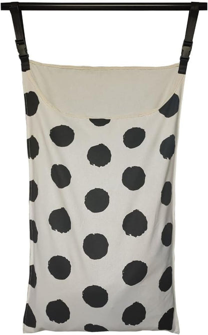 Adjustable Space Saving Door Hanging Laundry Hamper Bag Dorm Laundry Bag,Wide Open Top Over The