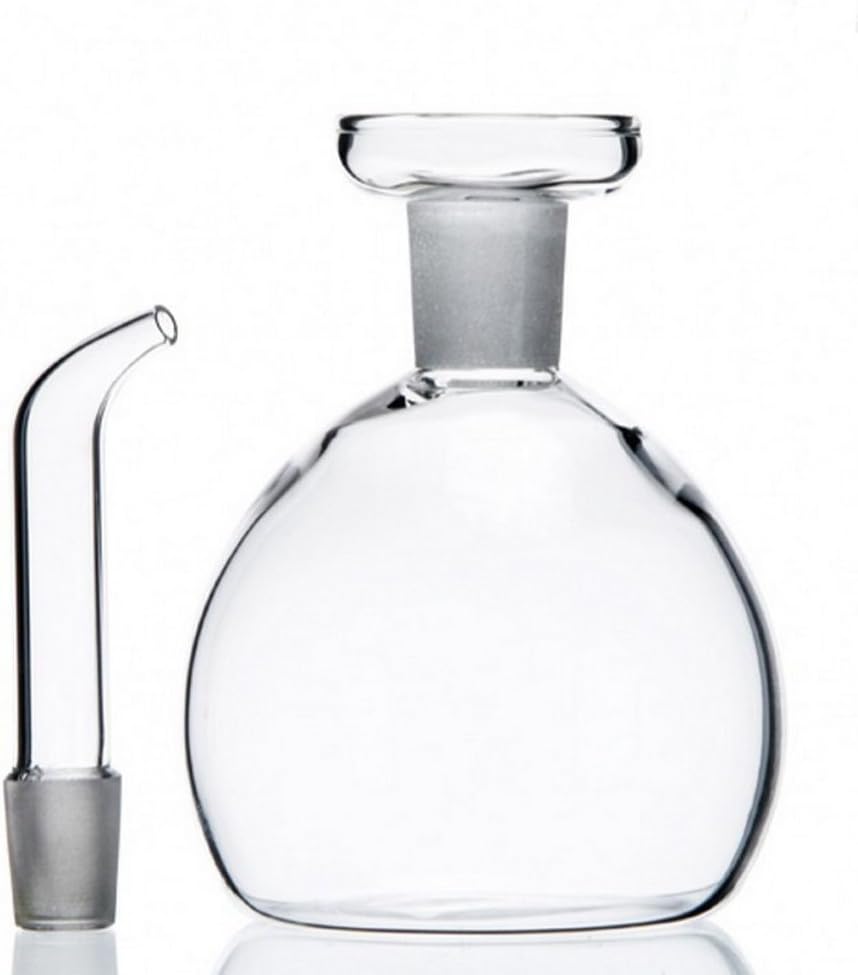 ELETON Cylindrical 28 oz Olive Oil Dispenser Bottle Glass with No Drip Spout -Olive Oil & Vinegar